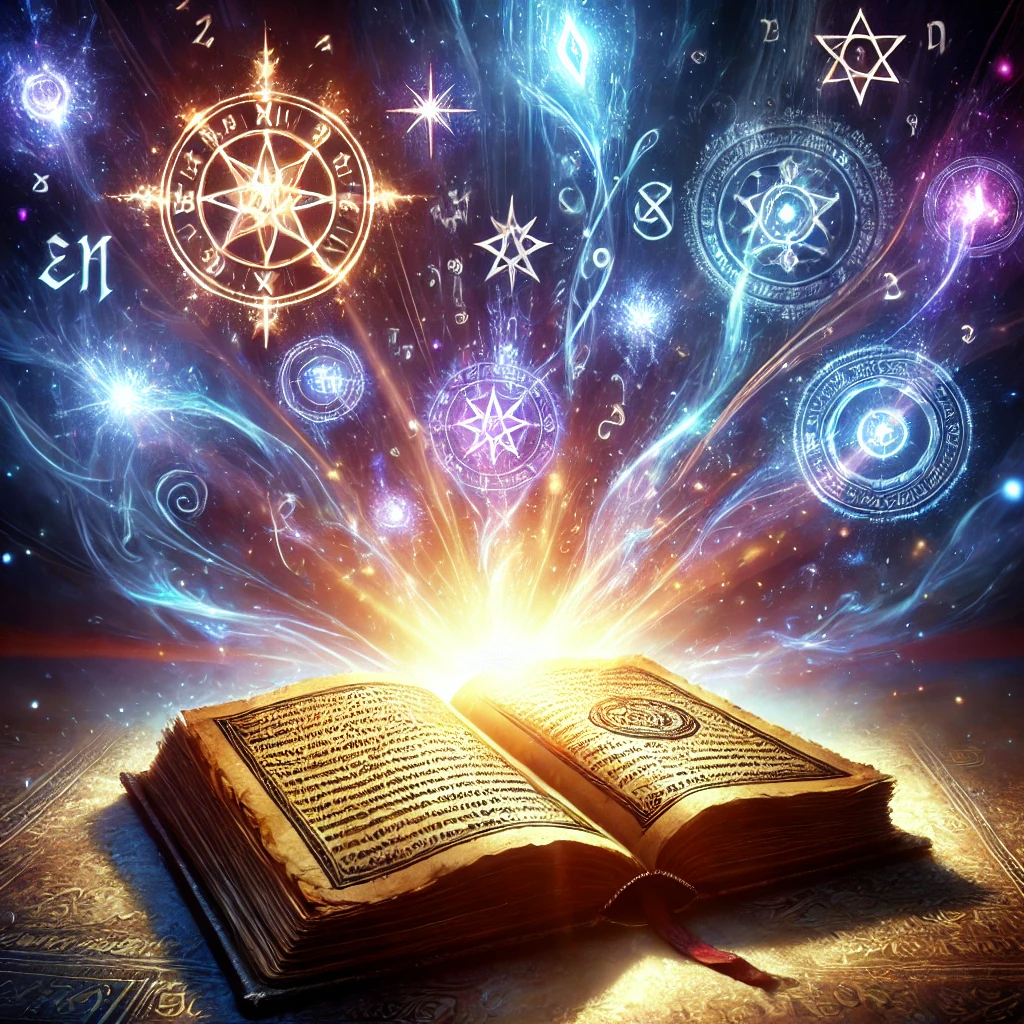 Livro arcano como símbolo da passagem entre mundos