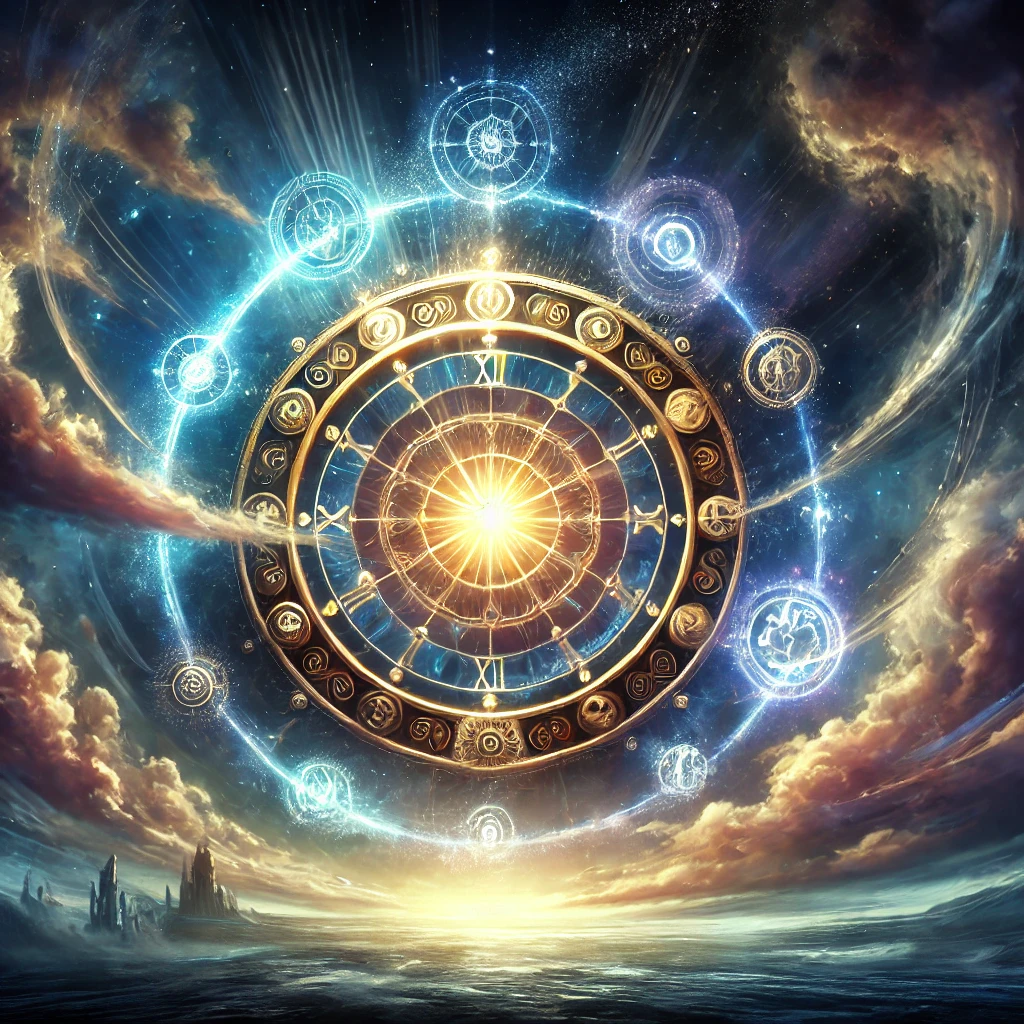 A roda do tempo como símbolo cósmico