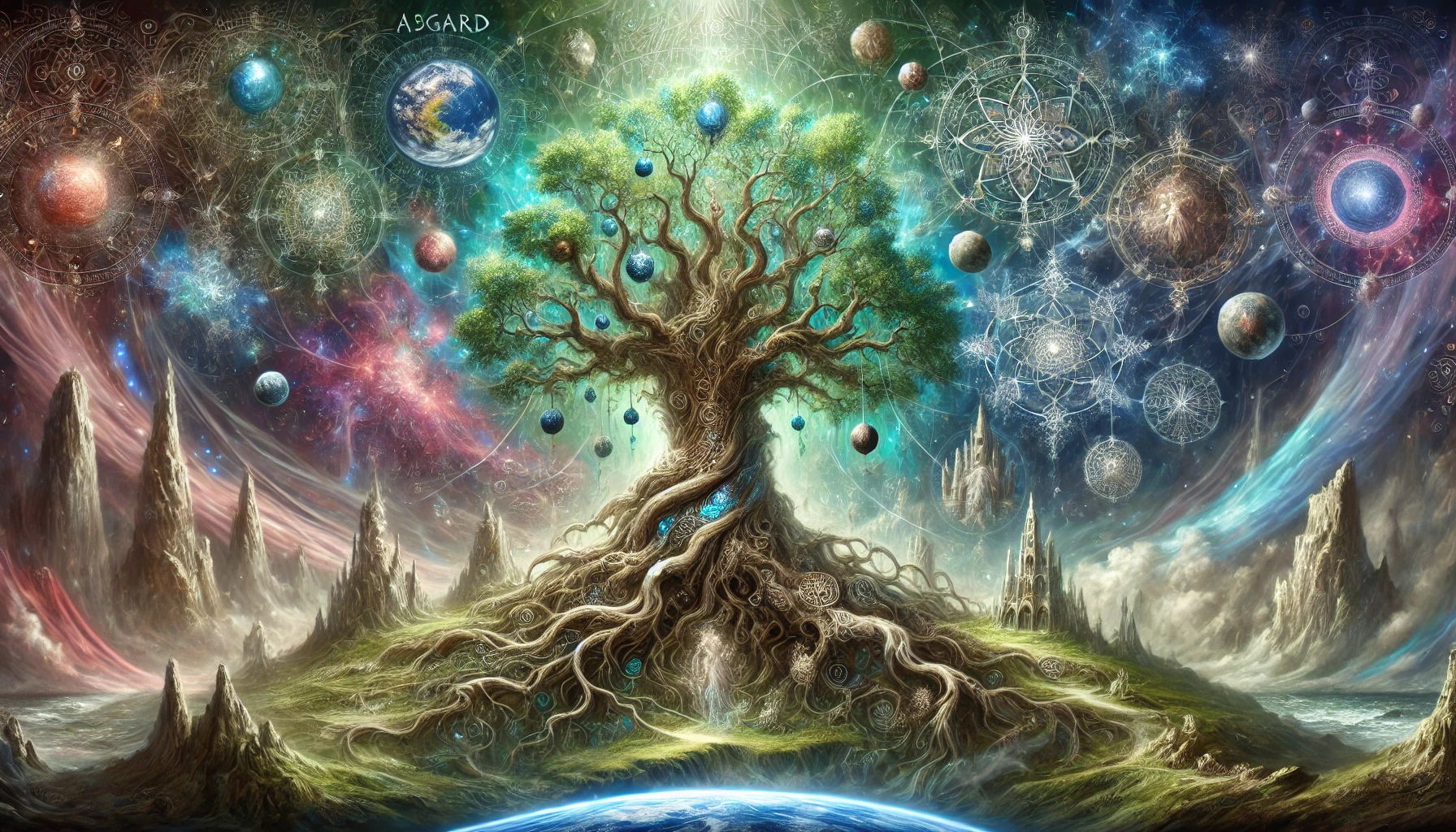 Yggdrasil como eixo mítico do mundo