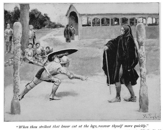 Ilustração medieval de ambiente