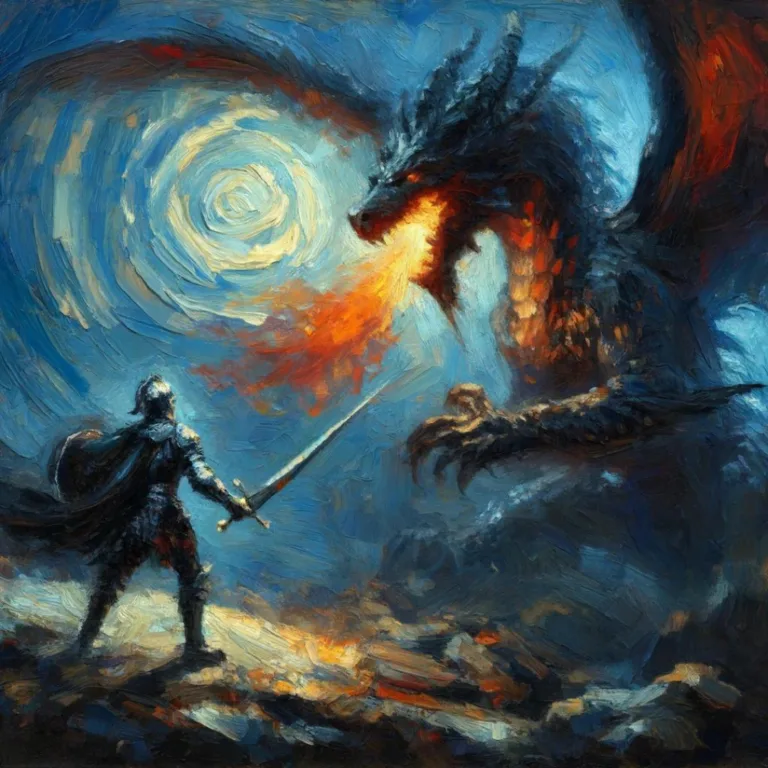 Beowulf se preparando para enfrentar Grendel