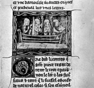 Iluminura medieval ligada ao lai de Eliduc