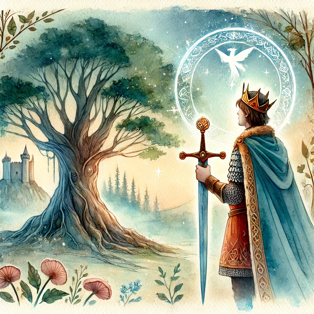 Arthur com Excalibur