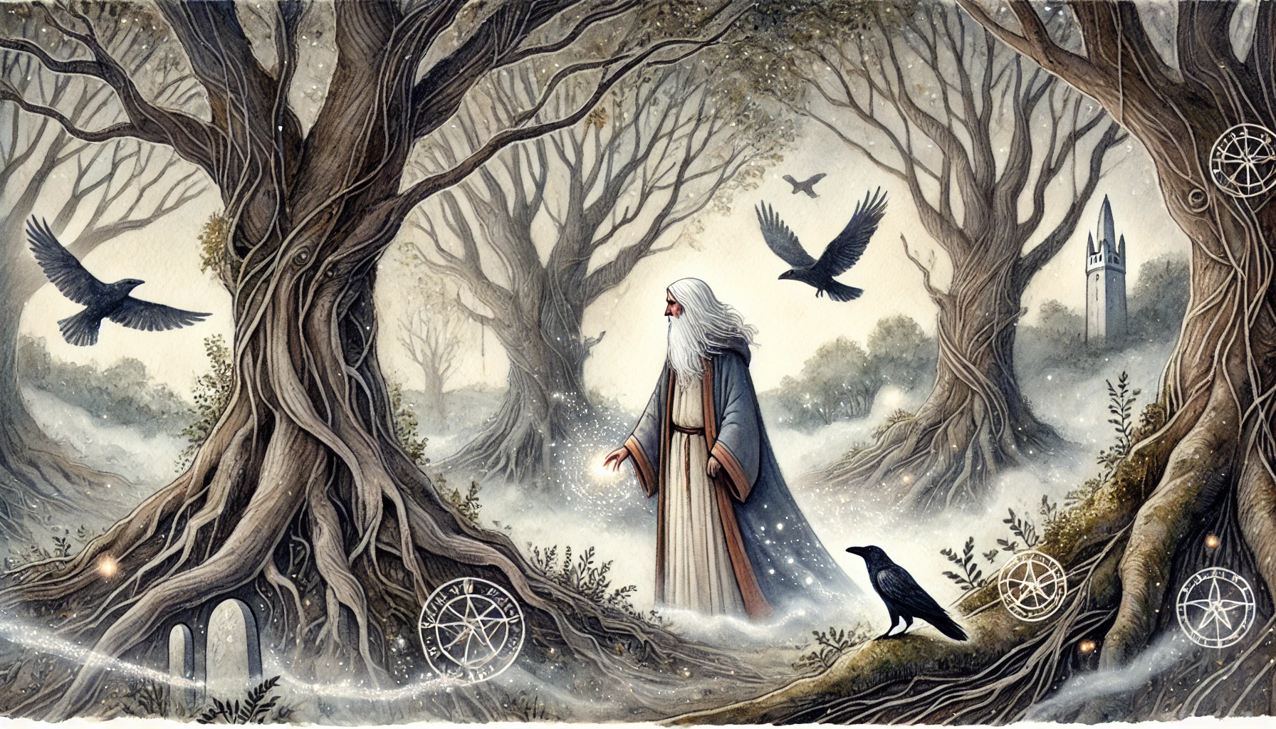 Merlin como figura selvagem e ancestral