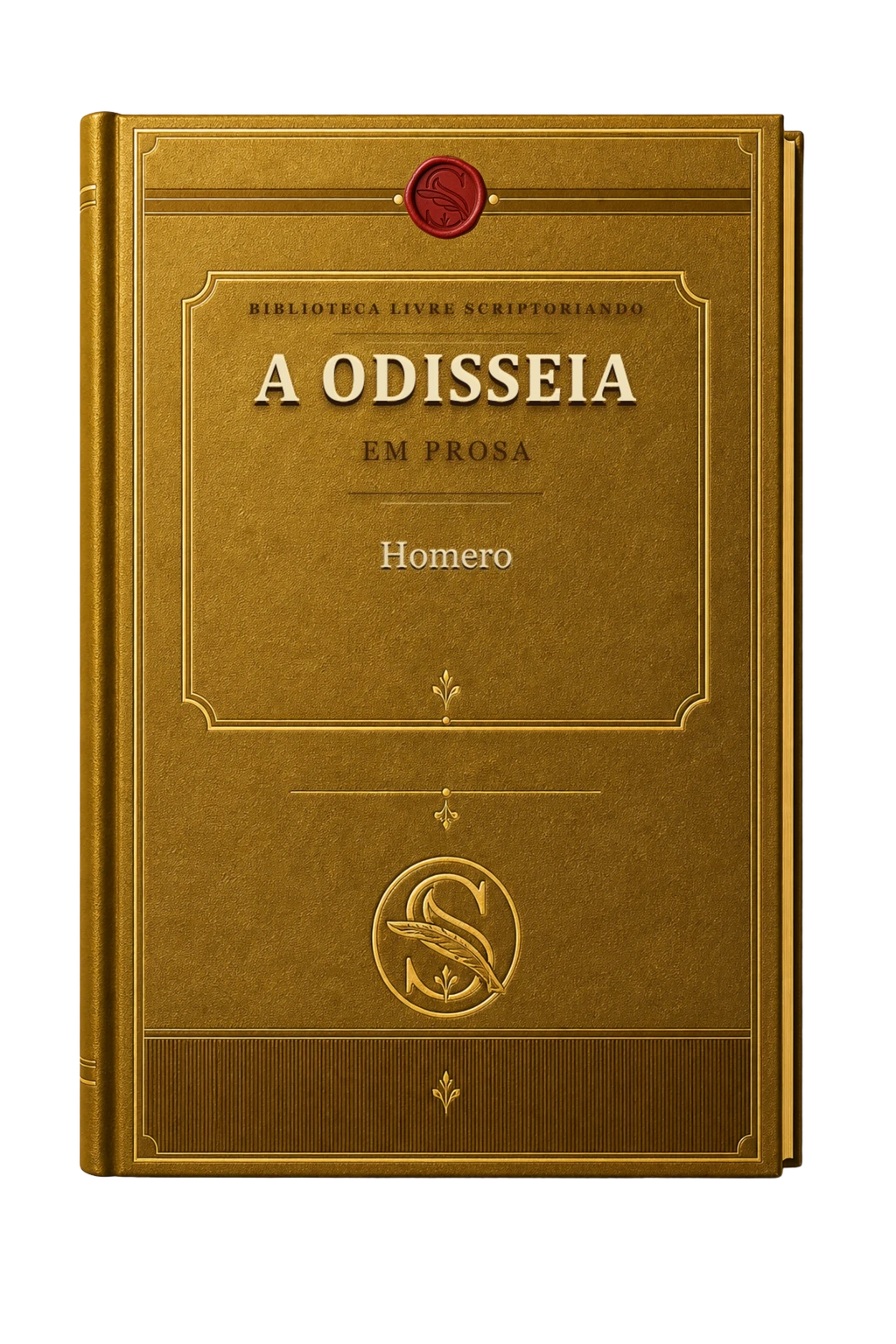 Capa de A Odisseia de Homero em Prosa